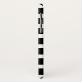 Personalisiertes Herz und schwarze Streifen Case-Mate iPhone Hülle (Hinten/Links)