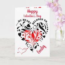 Personalisiertes Herzdesign - individuelles Valent