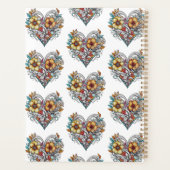 Personalisiertes Herzherz Romantik Planer (Rückseite)