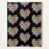 Personalisiertes Herzherz Romantik Planer (Rückseite)