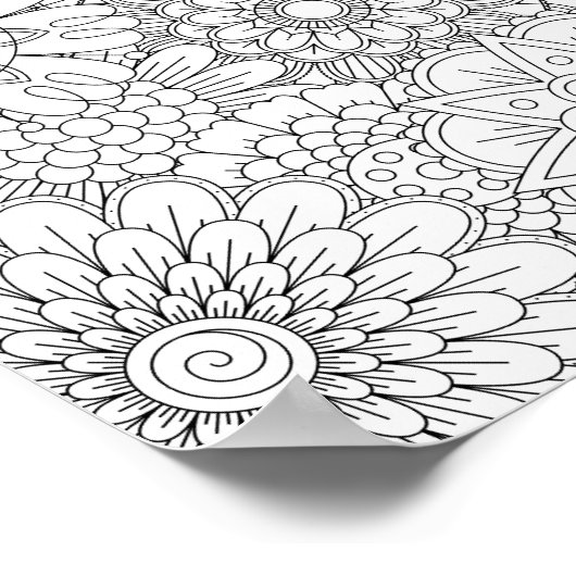 Personalisiertes Herzklopfen für Erwachsene (groß) Poster (Ecke)