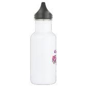 Personalisiertes Herzpink - Trinkflasche (Links)