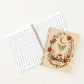 Personalisiertes Hexen-Herbst-Luna-Moth-Tagebuch Notizblock (Innenseite)