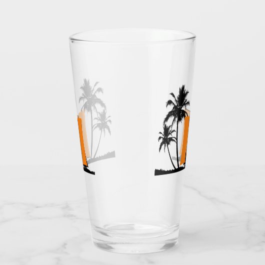 Personalisiertes Highball-Glass für Monogramm Glas (Rechts)