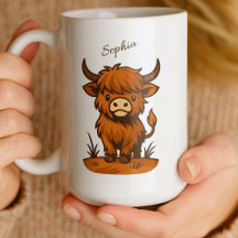 Personalisiertes Highland-Cow-Geschenk