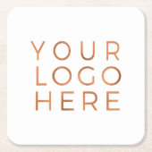 Personalisiertes Hinzufügen eines benutzerdefinier Rechteckiger Pappuntersetzer (Vorderseite)