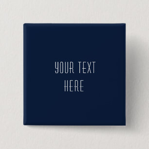 Personalisiertes Hinzufügen eines dunkelblauen Tex Button