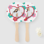 Personalisiertes Hinzufügen eines eigenen Fotos |  Fächer (Vorne und Hinten)