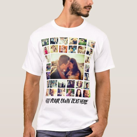 Personalisiertes Hinzufügen eines eigenen Fotos un T-Shirt (Vorderseite)