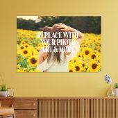 Personalisiertes Hinzufügen von Fotografien Leinwanddruck (Insitu (Wohnzimmer))