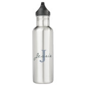 Personalisiertes Hinzufügen von Namen Monogram Lot Edelstahlflasche (Rechts)