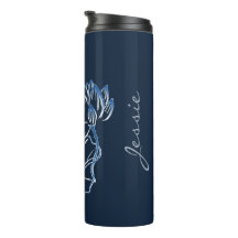 Personalisiertes Hinzufügen von Namen Navy Blue Lo