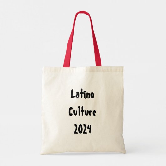 Personalisiertes hispanisches Kulturerbe Monat Tes Tragetasche (Rückseite)