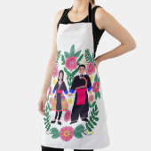 Personalisiertes Hmong-Leeg-Paar Schürze (InSitu)