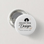 Personalisiertes Hochladen Ihres Design-Logos Button (Vorne & Hinten)