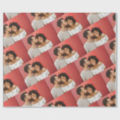 Personalisiertes Hochladen Ihres eigenen Fotos Geschenkpapier (Flach)