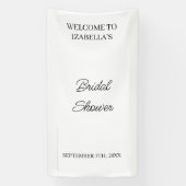 Personalisiertes Hochzeits-Willkommens-Brautjungge Banner (Vertikal)