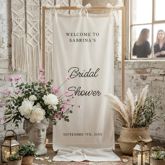Personalisiertes Hochzeits-Willkommens-Brautjungge Banner