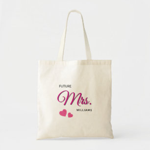 Personalisiertes Hochzeitsdesign Future Mrs  Tragetasche