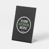 Personalisiertes Hochzeitsfeier-Design Sockelschild (Vorderseite)