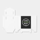 Personalisiertes Hochzeitsfeierdesign Geschenkschachtel (Ungefaltet)
