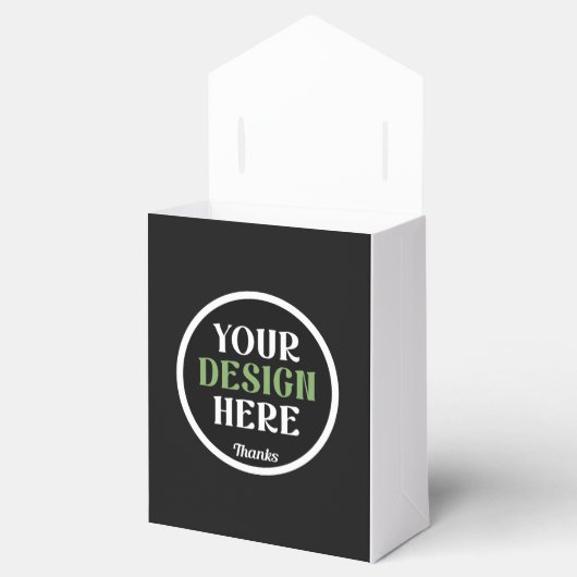 Personalisiertes Hochzeitsfeierdesign Geschenkschachtel (Geöffnet)