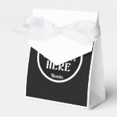 Personalisiertes Hochzeitsfeierdesign Geschenkschachtel (Vorderseite)