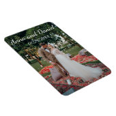 Personalisiertes Hochzeitsfoto-Design Magnet (Rechte Seite)