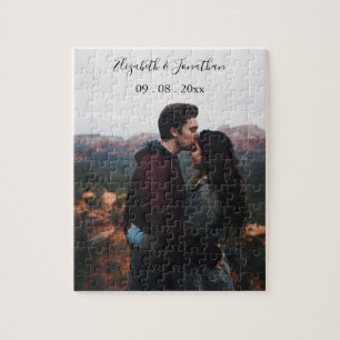 Personalisiertes Hochzeitsfoto-Ereignis Puzzle