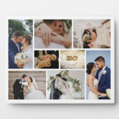 Personalisiertes HochzeitsFoto Fotoplatte (Vorderseite)