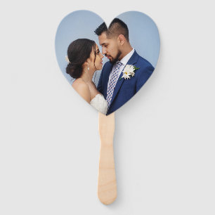 Personalisiertes Hochzeitsfoto für Paare Fächer