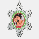 Personalisiertes HochzeitsFoto Keepake Ornament (Rechts)