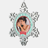 Personalisiertes HochzeitsFoto Keepake Ornament (Rechts)