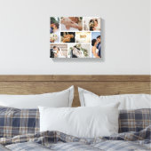 Personalisiertes HochzeitsFoto Leinwanddruck (Insitu (Schlafzimmer))