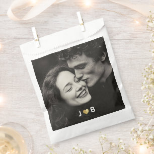 Personalisiertes Hochzeitsfoto mit individuellen I Geschenktütchen