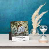 Personalisiertes HochzeitsFoto mit moderner Kallig Fotoplatte (InSitu)