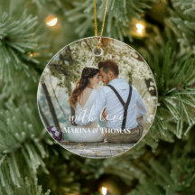 Personalisiertes HochzeitsFoto mit moderner Kallig