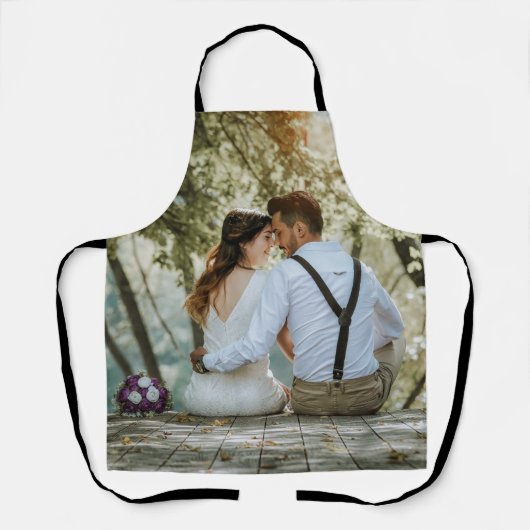 Personalisiertes HochzeitsFoto Schürze (Vorderseite)
