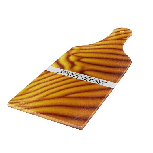 Personalisiertes Hochzeitsgeschenk auf der Tafel, Schneidebrett (Ecke)