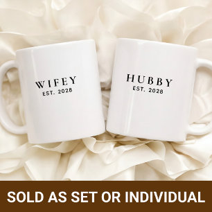 Personalisiertes Hochzeitsgeschenk für Frau Eheman Kaffeetasse