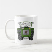 Personalisiertes Hochzeitsgeschenk für Grüne Trakt Kaffeetasse (Links)