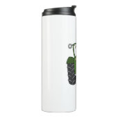 Personalisiertes Hochzeitsgeschenk für Grüne Trakt Thermosbecher (Nach links gedreht)