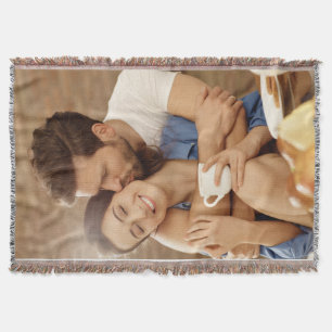 Personalisiertes Hochzeitsgeschenk für Oma Gedenkg Decke
