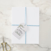 Personalisiertes Hochzeitsgeschenk glücklich bis a Geschenkanhänger (Mit Garn)