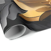 Personalisiertes Hochzeitsgeschenk Gold & Silber Geschenkpapier (Rolleneckpunkt)