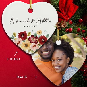 Personalisiertes Hochzeitsgeschenk - Paare - Verhe Keramik Ornament