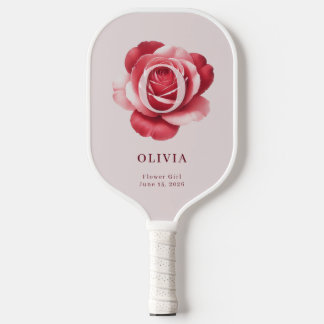 Personalisiertes Hochzeitsgeschenk Pickleball Name Schläger