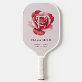Personalisiertes Hochzeitsgeschenk Pickleball Name Schläger