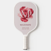 Personalisiertes Hochzeitsgeschenk Pickleball Name Schläger (Rückseite)