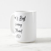 Personalisiertes Hochzeitsgeschenk von Verwandten Kaffeetasse (Vorderseite Links)